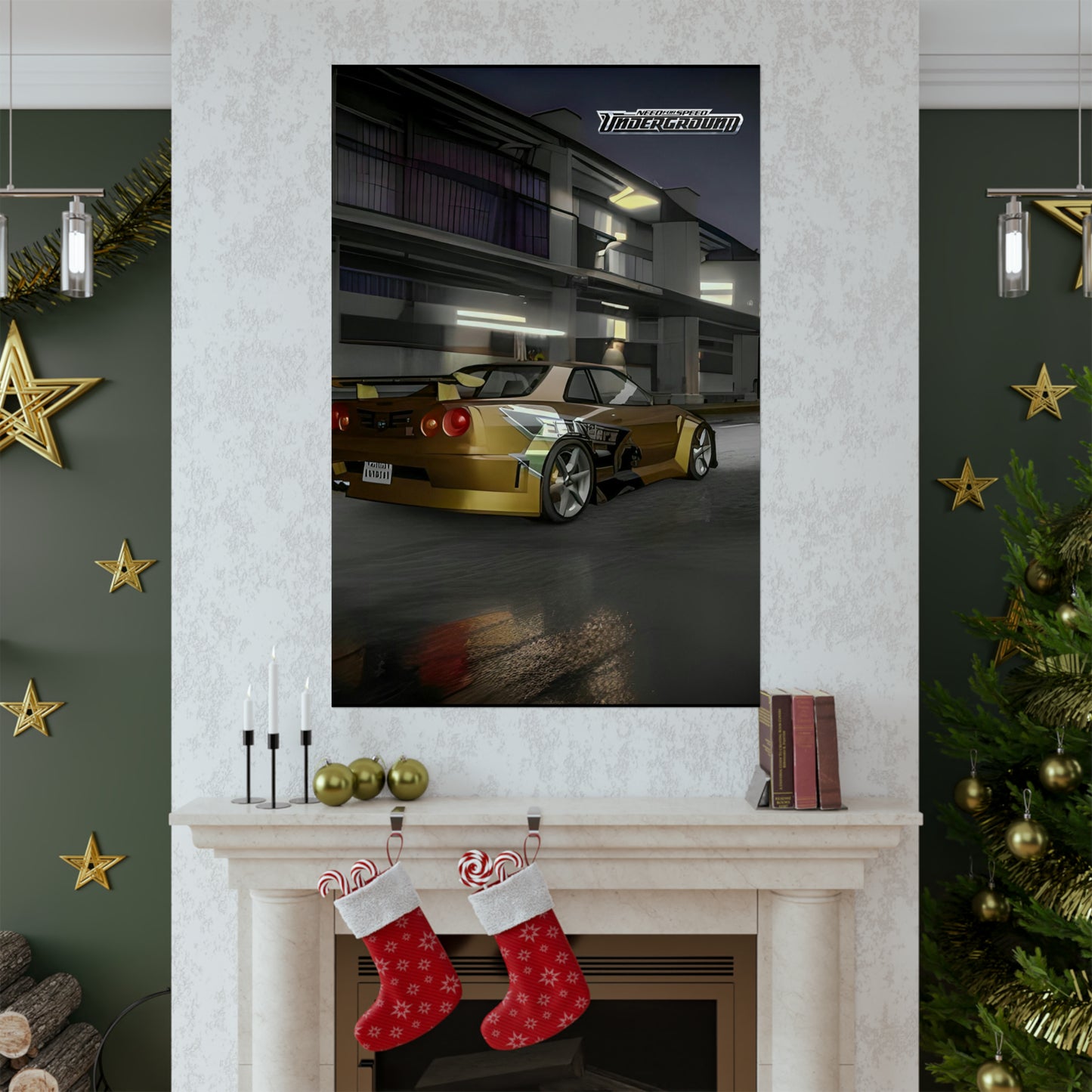 **๐๏ธ NFS Underground 1 Skyline Tribute Poster ๐๐**
