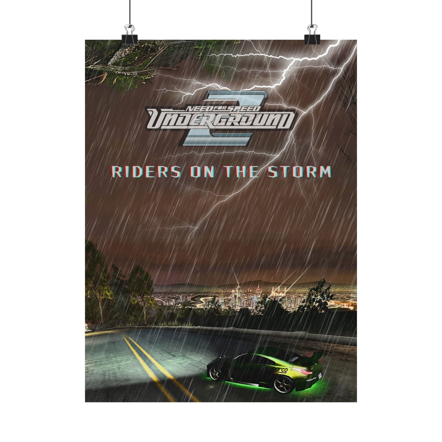 **๐๏ธ NFS Underground 2 "Riders on the Storm" Poster ๐๐**