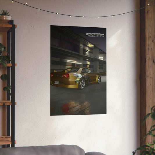 **๐๏ธ NFS Underground 1 Skyline Tribute Poster ๐๐**