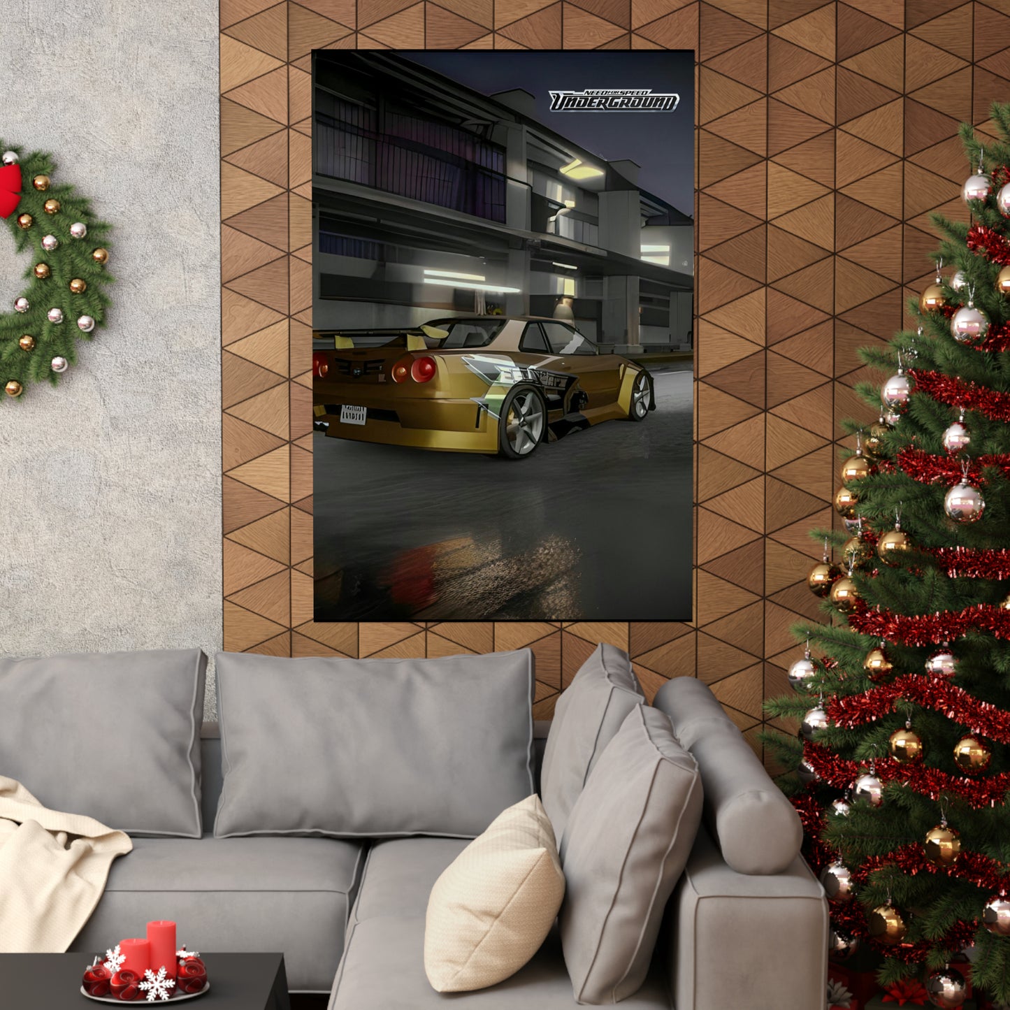 **๐๏ธ NFS Underground 1 Skyline Tribute Poster ๐๐**