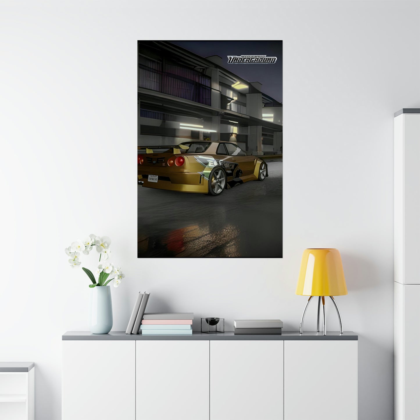 **๐๏ธ NFS Underground 1 Skyline Tribute Poster ๐๐**