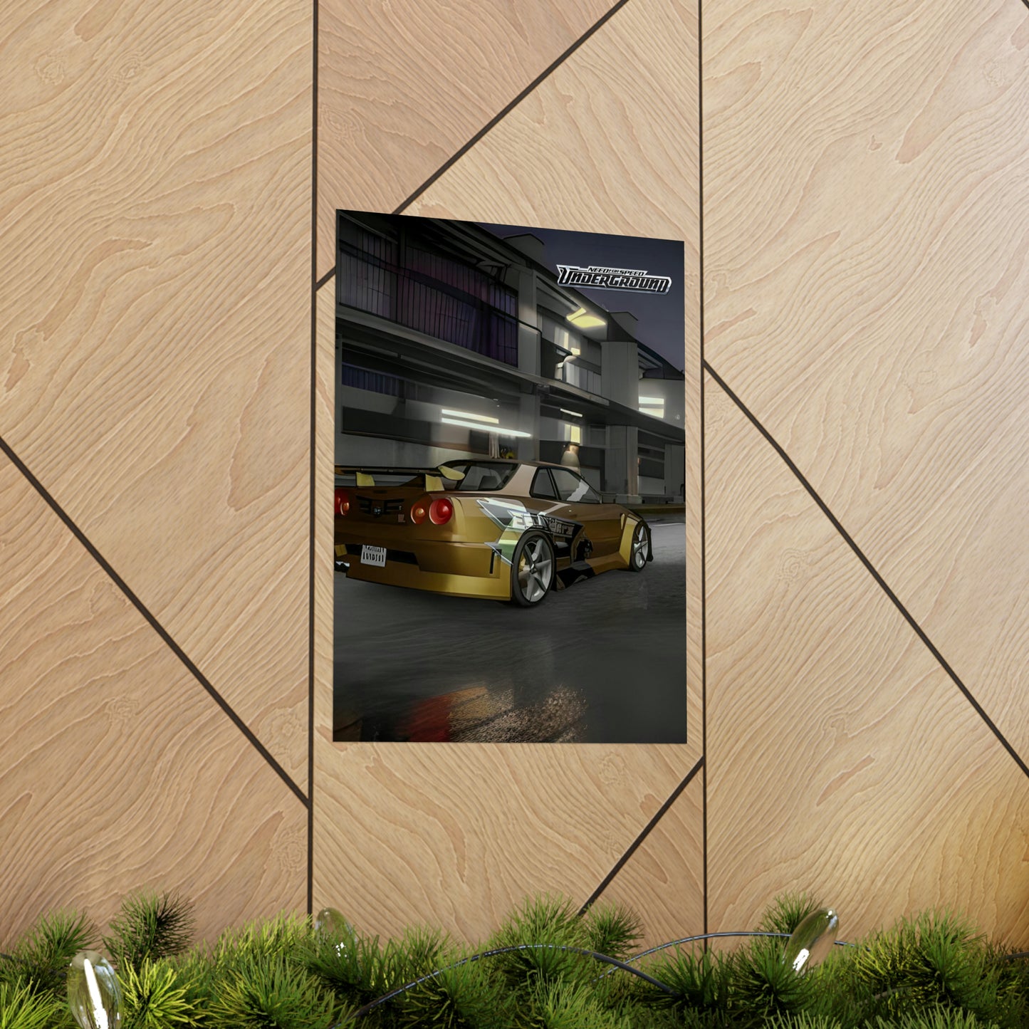 **๐๏ธ NFS Underground 1 Skyline Tribute Poster ๐๐**