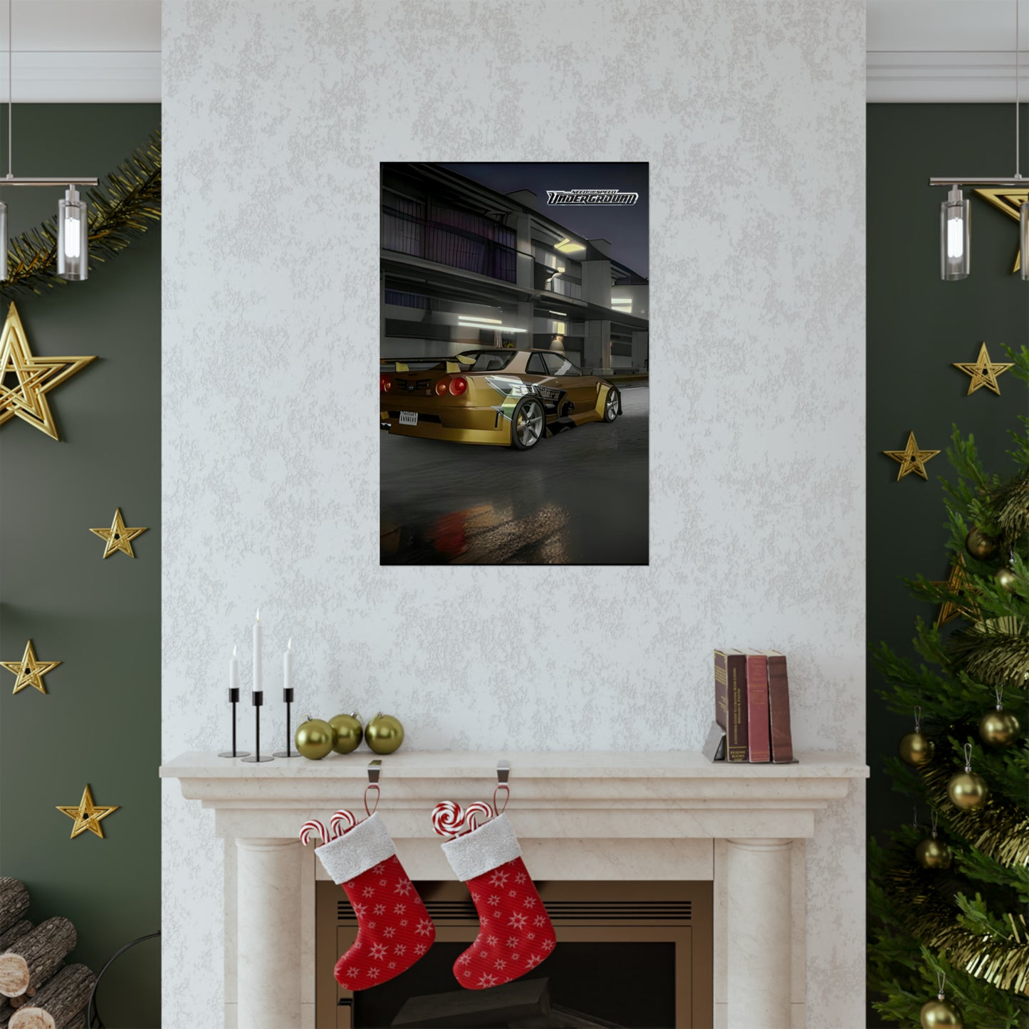 **๐๏ธ NFS Underground 1 Skyline Tribute Poster ๐๐**