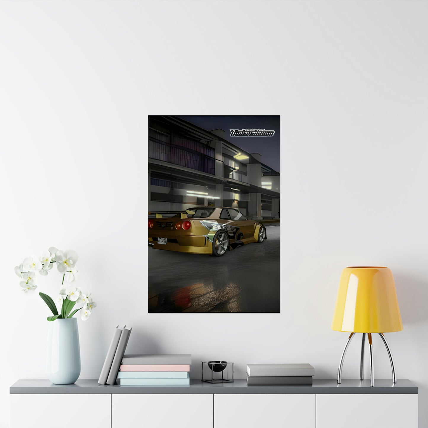 **๐๏ธ NFS Underground 1 Skyline Tribute Poster ๐๐**
