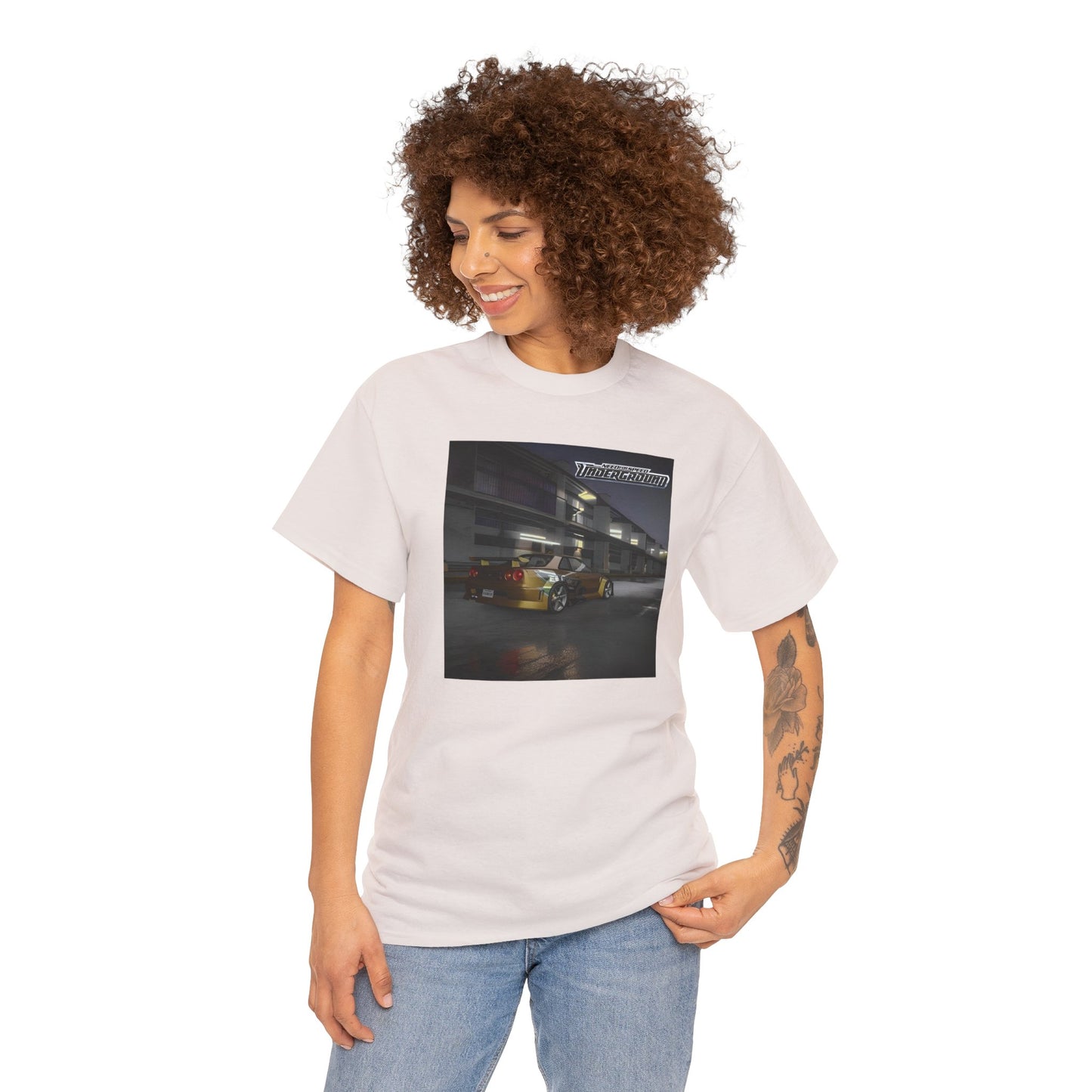 **🏎️ "Race the Streets: NFS Underground 1 Retro Tee - Eddie's Skyline" 🚗🏁**