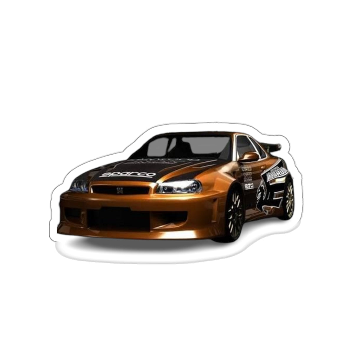 🚗 "Underground Icon: Nissan Skyline GTR Tribute Sticker" 🏁✨