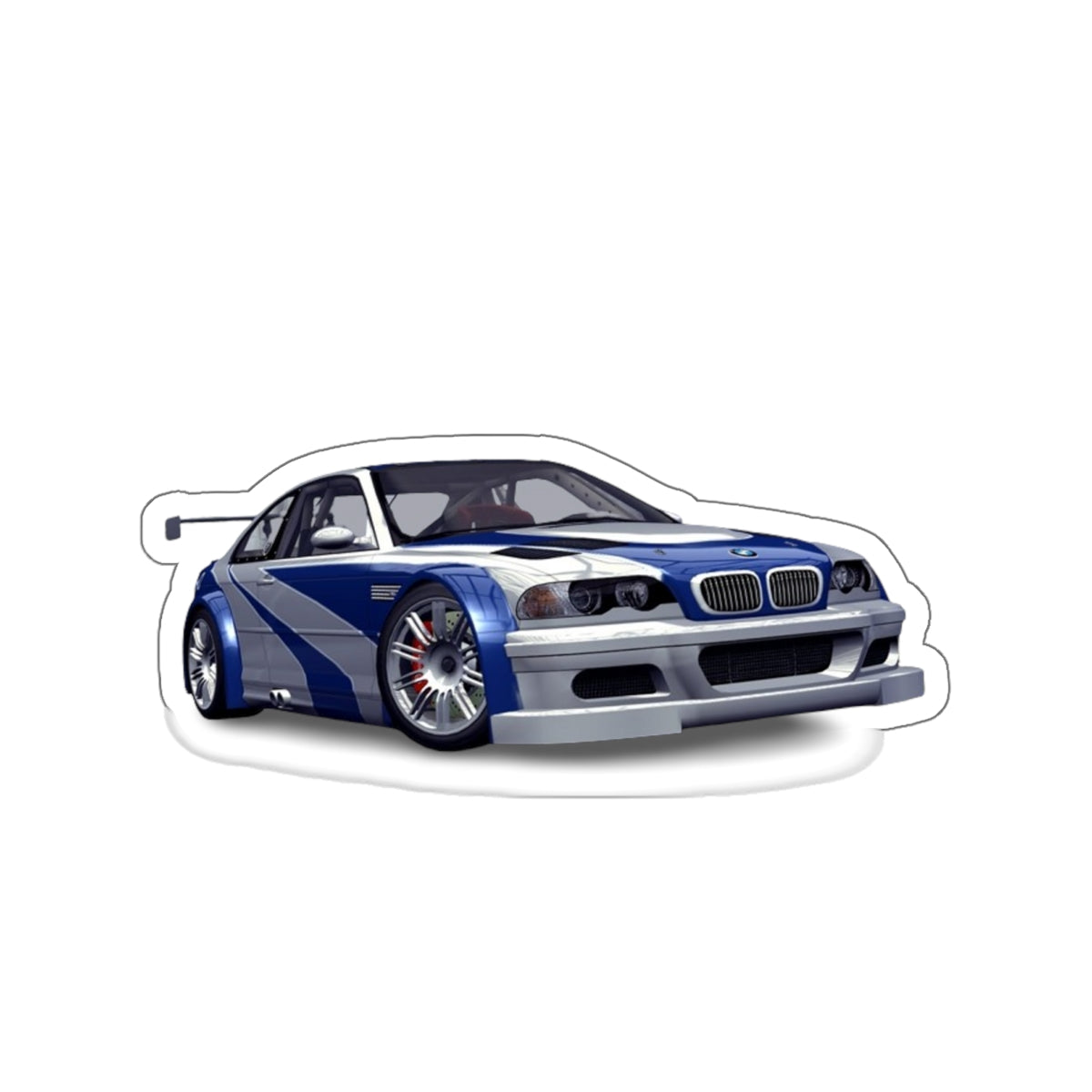 🚗 "MW '05 BMW M3 GTR Racing Tribute Sticker" 🏁✨