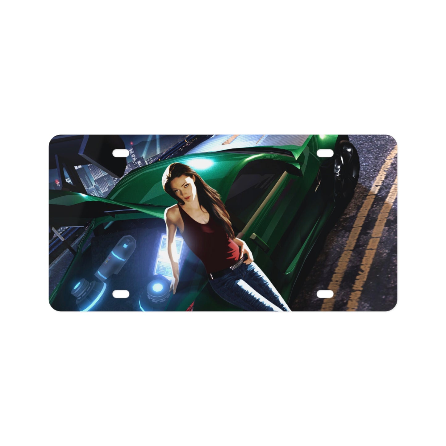 **🔥 NFSU2 Custom License Plate - Drive with Style! 🏎️🏁**