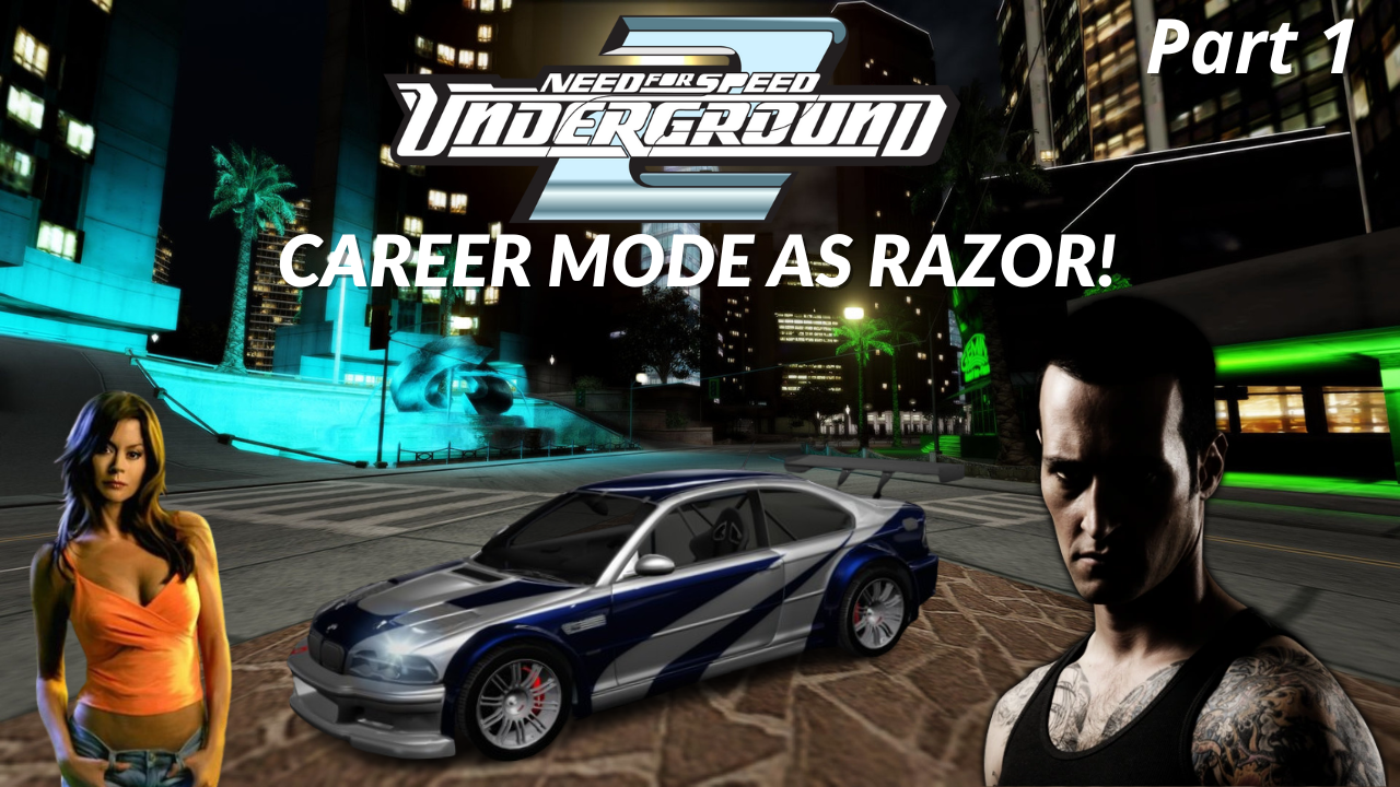 Load video: Video about the NFSU2 career mode